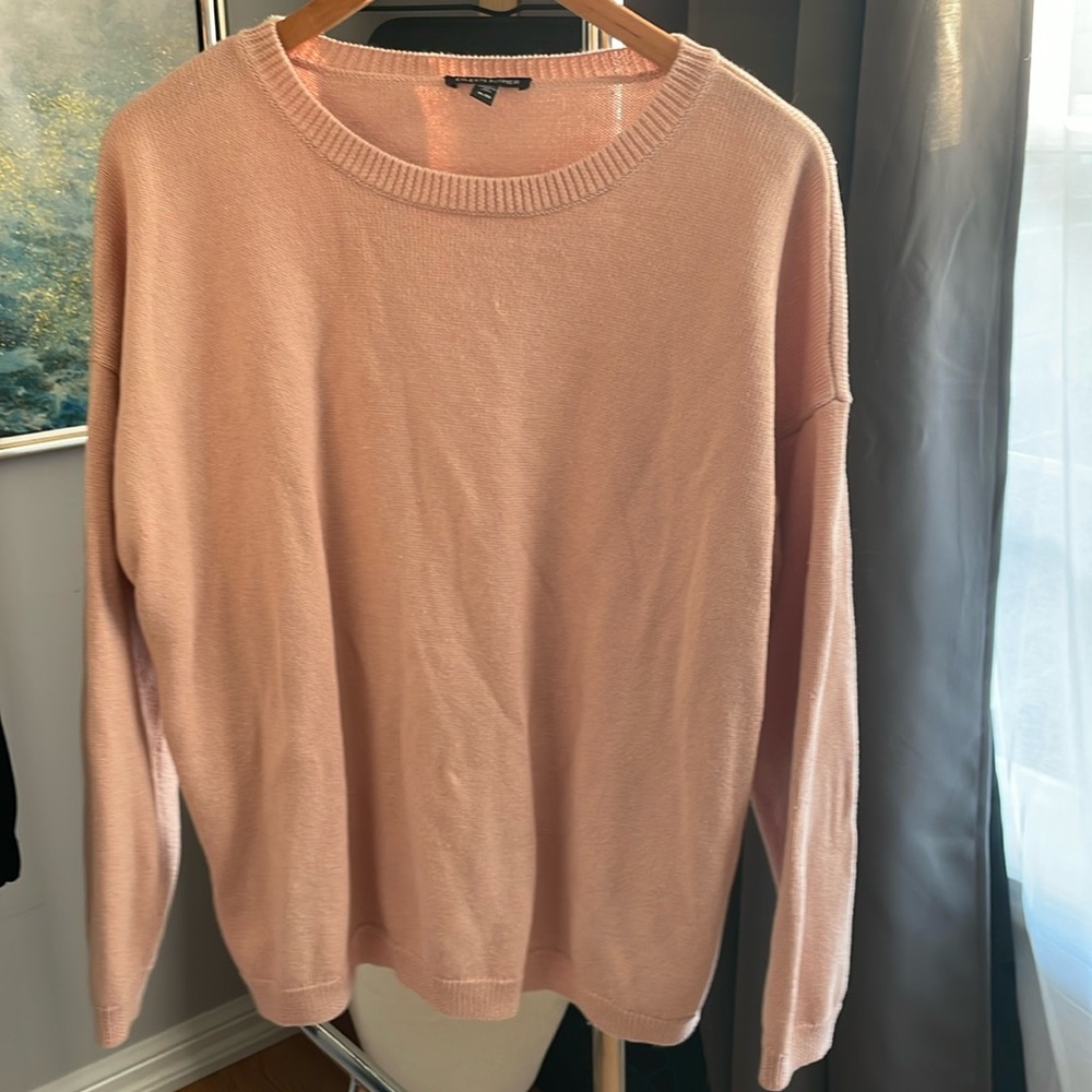 Eileen fisher pink xl sweater